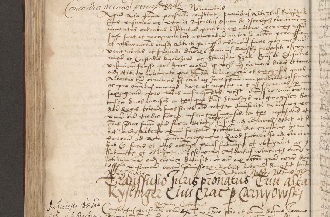 Zdjęcie nr 511 dla obiektu archiwalnego: Volumen II - um actorum episcopalium Joannis Konarski, episcopi Cracoviensis annorum sequentium: 1515, 1516, 1517, 1518, 1519, quorum indicem in dine huius voluminis videre est.