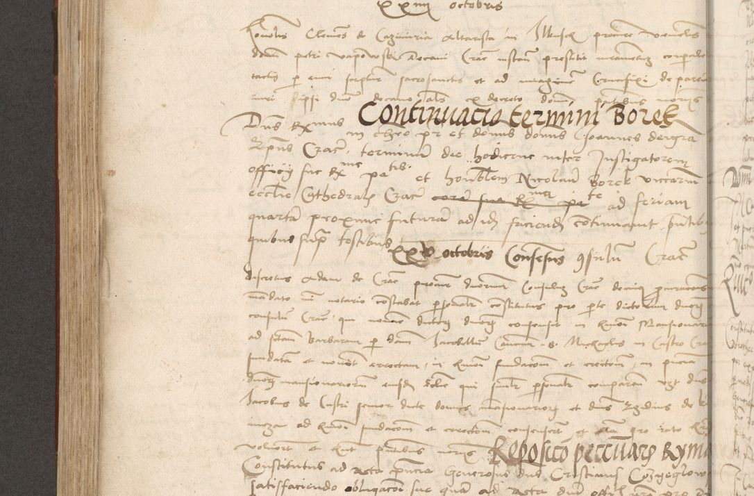 Zdjęcie nr 505 dla obiektu archiwalnego: Volumen II - um actorum episcopalium Joannis Konarski, episcopi Cracoviensis annorum sequentium: 1515, 1516, 1517, 1518, 1519, quorum indicem in dine huius voluminis videre est.
