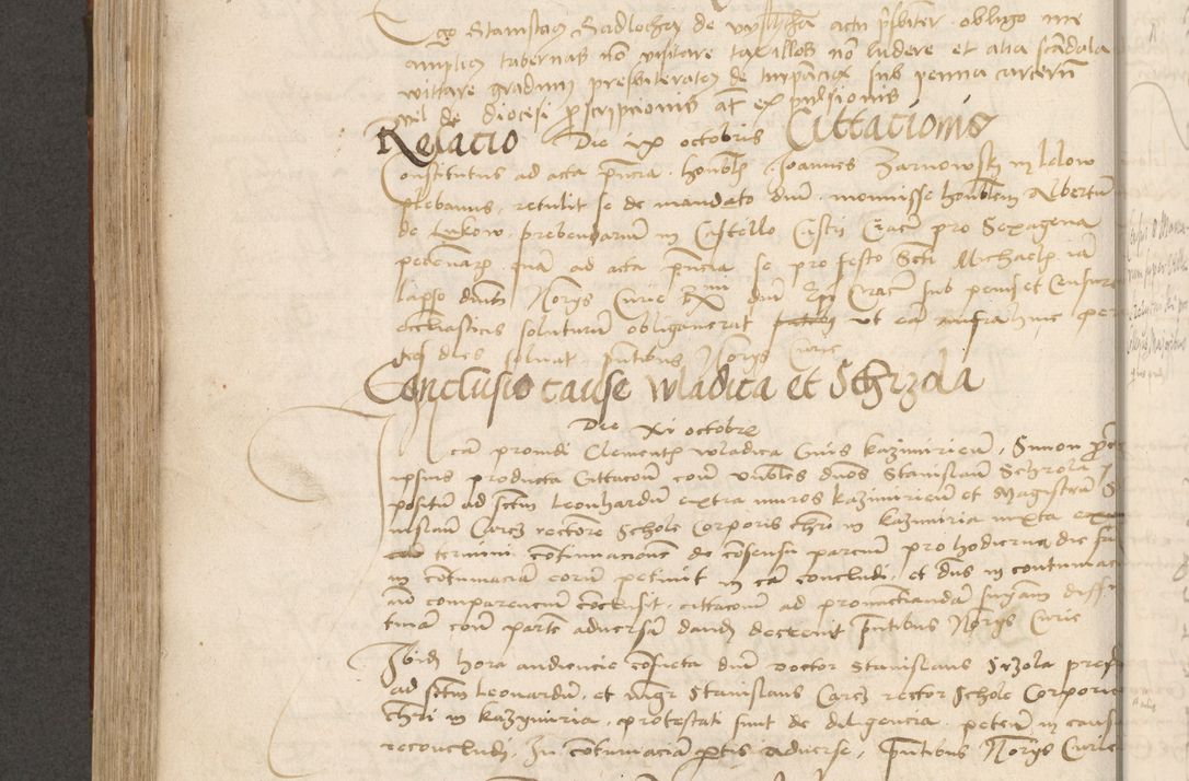 Zdjęcie nr 499 dla obiektu archiwalnego: Volumen II - um actorum episcopalium Joannis Konarski, episcopi Cracoviensis annorum sequentium: 1515, 1516, 1517, 1518, 1519, quorum indicem in dine huius voluminis videre est.