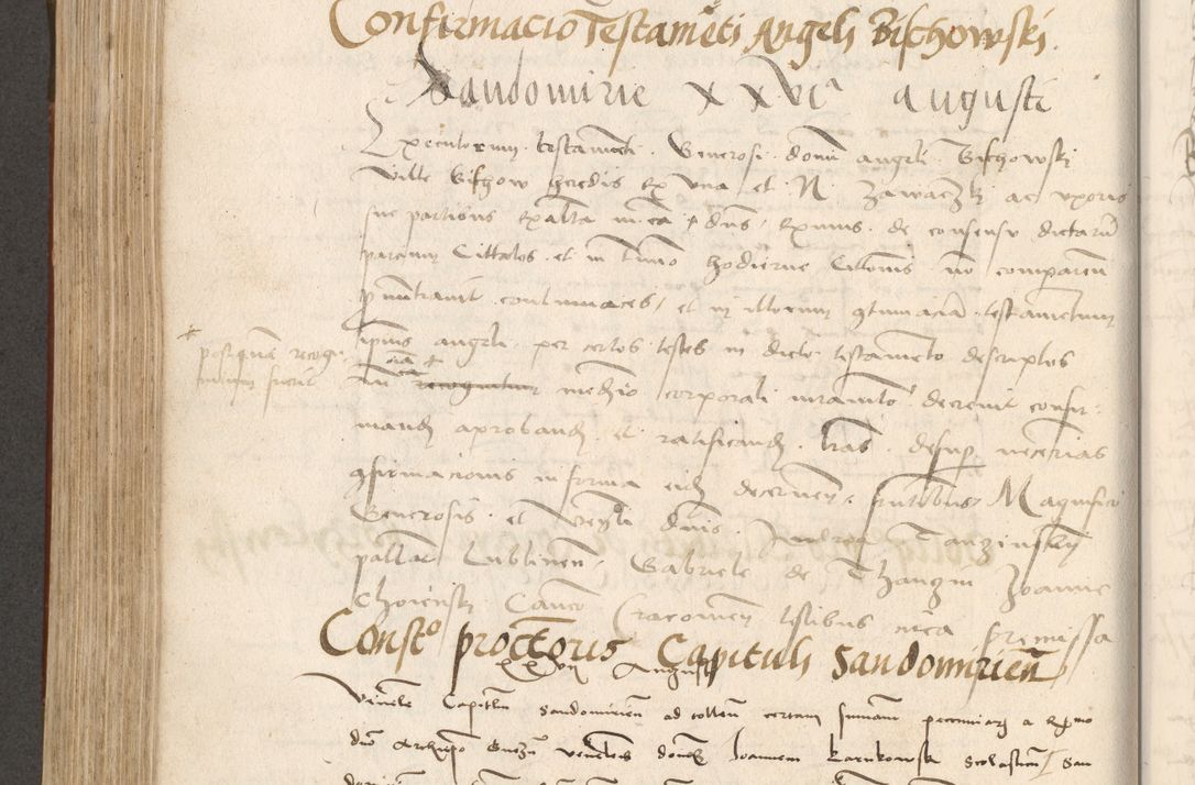 Zdjęcie nr 491 dla obiektu archiwalnego: Volumen II - um actorum episcopalium Joannis Konarski, episcopi Cracoviensis annorum sequentium: 1515, 1516, 1517, 1518, 1519, quorum indicem in dine huius voluminis videre est.