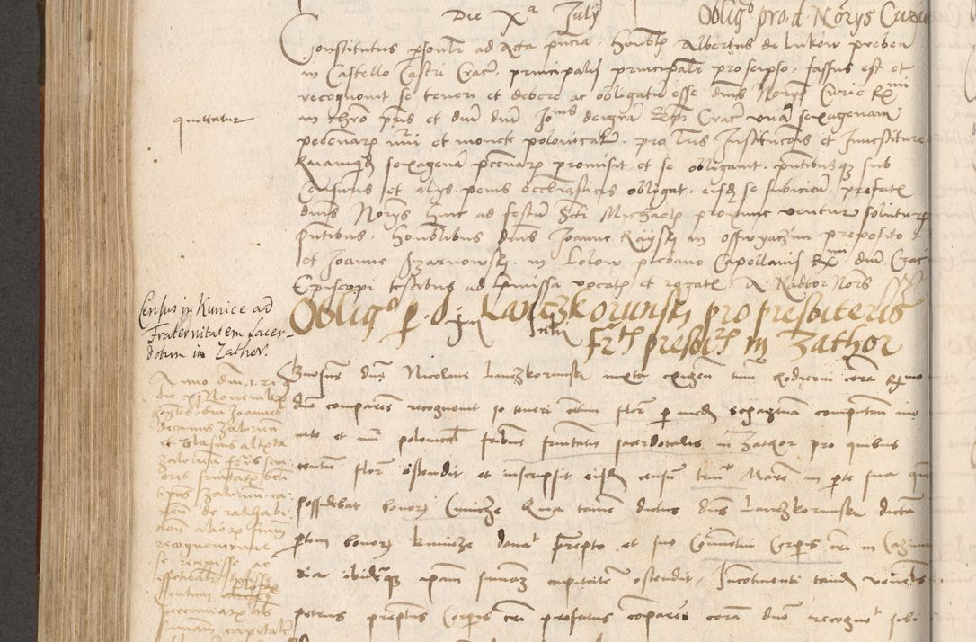 Zdjęcie nr 489 dla obiektu archiwalnego: Volumen II - um actorum episcopalium Joannis Konarski, episcopi Cracoviensis annorum sequentium: 1515, 1516, 1517, 1518, 1519, quorum indicem in dine huius voluminis videre est.