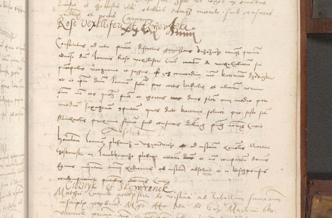 Zdjęcie nr 486 dla obiektu archiwalnego: Volumen II - um actorum episcopalium Joannis Konarski, episcopi Cracoviensis annorum sequentium: 1515, 1516, 1517, 1518, 1519, quorum indicem in dine huius voluminis videre est.