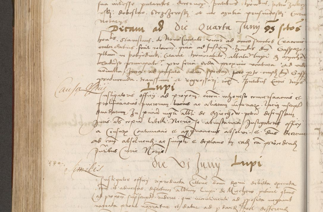 Zdjęcie nr 477 dla obiektu archiwalnego: Volumen II - um actorum episcopalium Joannis Konarski, episcopi Cracoviensis annorum sequentium: 1515, 1516, 1517, 1518, 1519, quorum indicem in dine huius voluminis videre est.