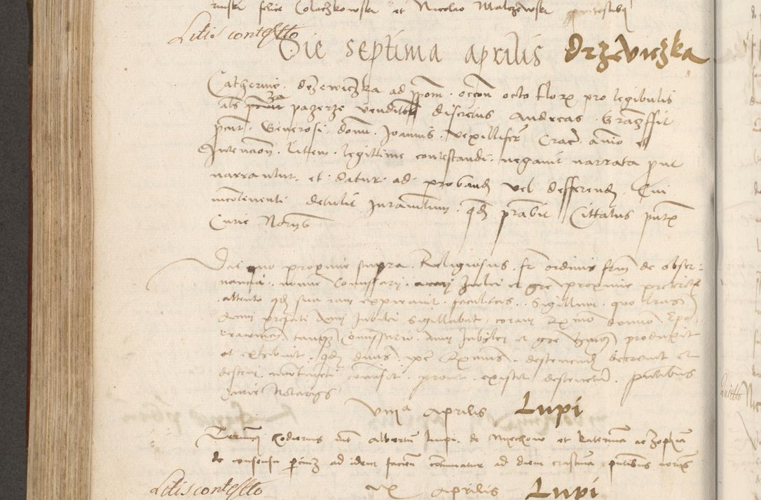 Zdjęcie nr 457 dla obiektu archiwalnego: Volumen II - um actorum episcopalium Joannis Konarski, episcopi Cracoviensis annorum sequentium: 1515, 1516, 1517, 1518, 1519, quorum indicem in dine huius voluminis videre est.