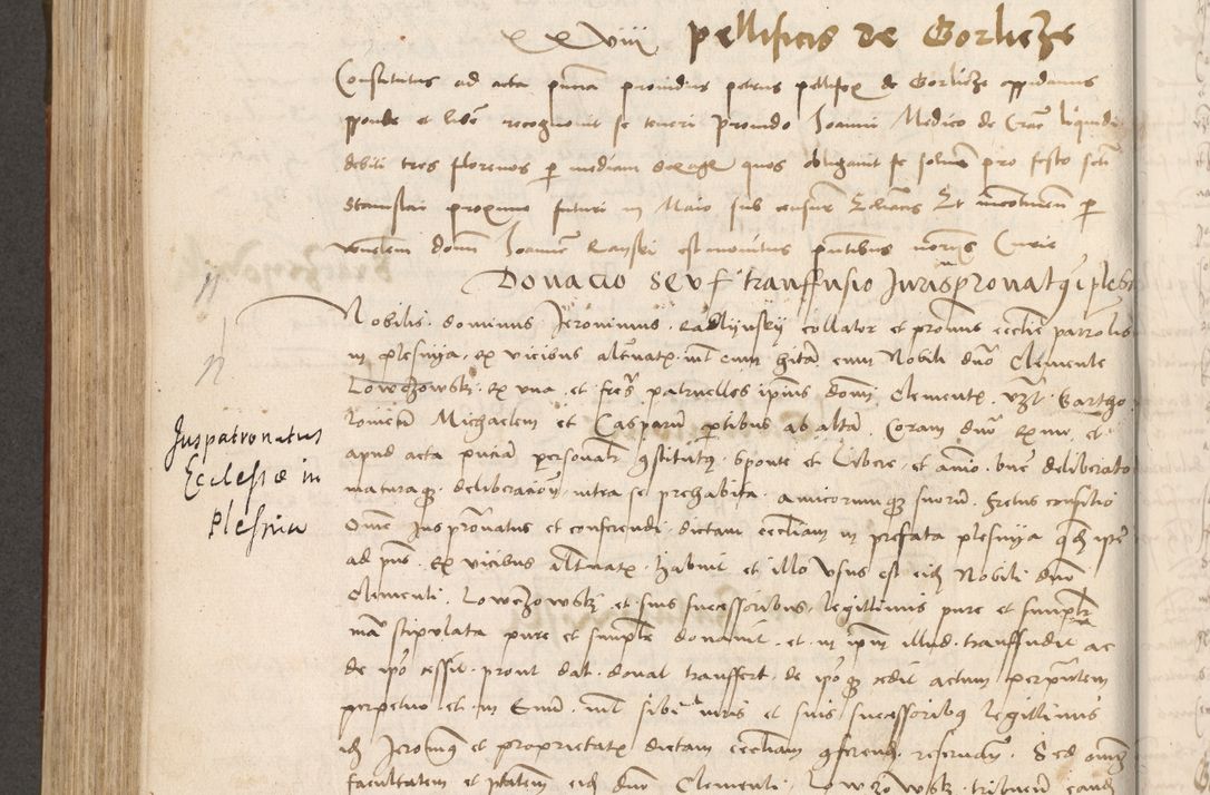 Zdjęcie nr 451 dla obiektu archiwalnego: Volumen II - um actorum episcopalium Joannis Konarski, episcopi Cracoviensis annorum sequentium: 1515, 1516, 1517, 1518, 1519, quorum indicem in dine huius voluminis videre est.