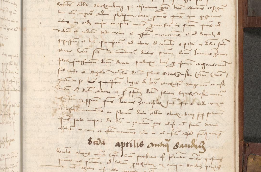 Zdjęcie nr 454 dla obiektu archiwalnego: Volumen II - um actorum episcopalium Joannis Konarski, episcopi Cracoviensis annorum sequentium: 1515, 1516, 1517, 1518, 1519, quorum indicem in dine huius voluminis videre est.