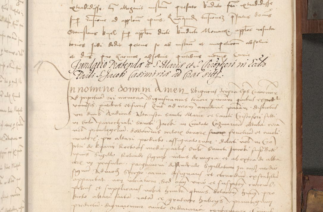 Zdjęcie nr 446 dla obiektu archiwalnego: Volumen II - um actorum episcopalium Joannis Konarski, episcopi Cracoviensis annorum sequentium: 1515, 1516, 1517, 1518, 1519, quorum indicem in dine huius voluminis videre est.