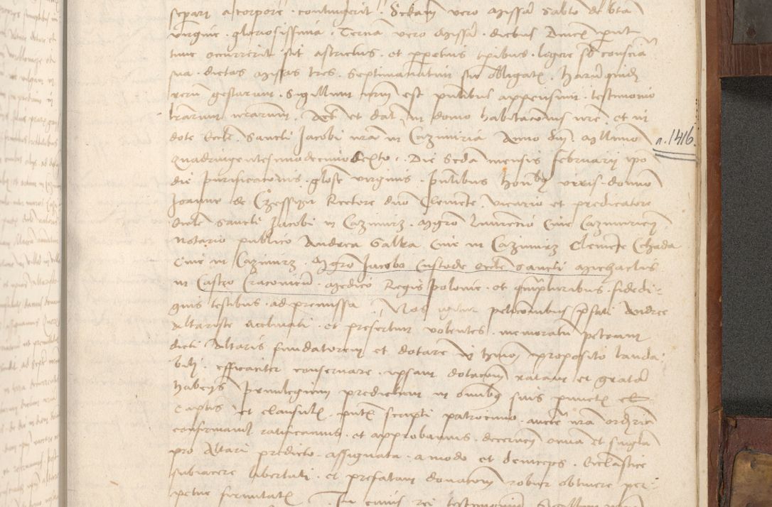 Zdjęcie nr 448 dla obiektu archiwalnego: Volumen II - um actorum episcopalium Joannis Konarski, episcopi Cracoviensis annorum sequentium: 1515, 1516, 1517, 1518, 1519, quorum indicem in dine huius voluminis videre est.