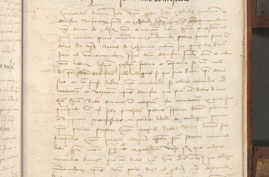 Zdjęcie nr 438 dla obiektu archiwalnego: Volumen II - um actorum episcopalium Joannis Konarski, episcopi Cracoviensis annorum sequentium: 1515, 1516, 1517, 1518, 1519, quorum indicem in dine huius voluminis videre est.