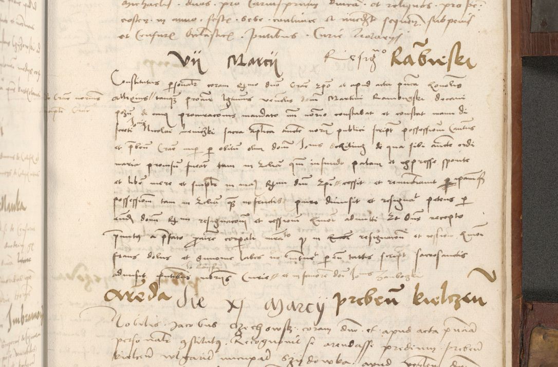 Zdjęcie nr 442 dla obiektu archiwalnego: Volumen II - um actorum episcopalium Joannis Konarski, episcopi Cracoviensis annorum sequentium: 1515, 1516, 1517, 1518, 1519, quorum indicem in dine huius voluminis videre est.