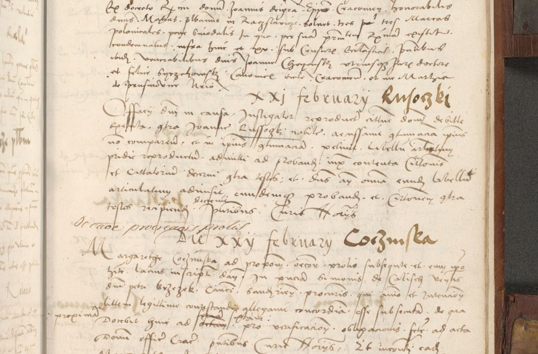Zdjęcie nr 440 dla obiektu archiwalnego: Volumen II - um actorum episcopalium Joannis Konarski, episcopi Cracoviensis annorum sequentium: 1515, 1516, 1517, 1518, 1519, quorum indicem in dine huius voluminis videre est.