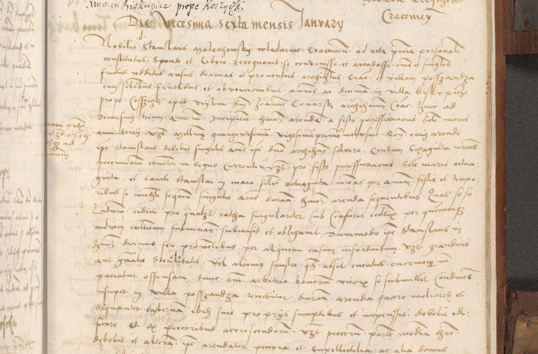 Zdjęcie nr 432 dla obiektu archiwalnego: Volumen II - um actorum episcopalium Joannis Konarski, episcopi Cracoviensis annorum sequentium: 1515, 1516, 1517, 1518, 1519, quorum indicem in dine huius voluminis videre est.