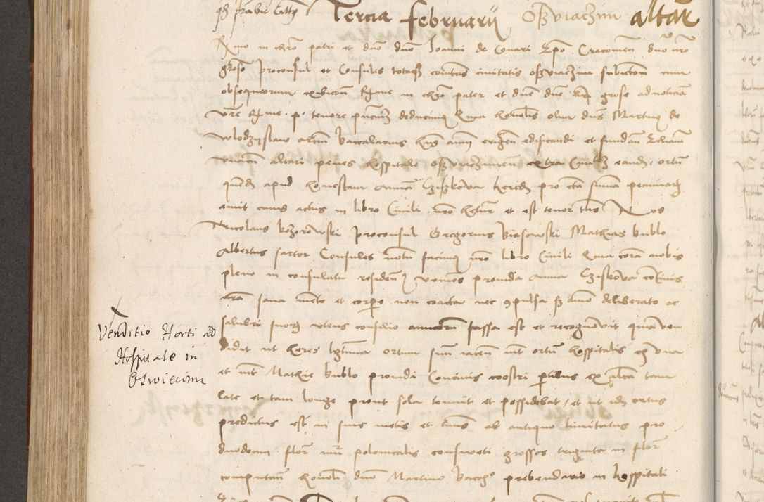 Zdjęcie nr 435 dla obiektu archiwalnego: Volumen II - um actorum episcopalium Joannis Konarski, episcopi Cracoviensis annorum sequentium: 1515, 1516, 1517, 1518, 1519, quorum indicem in dine huius voluminis videre est.
