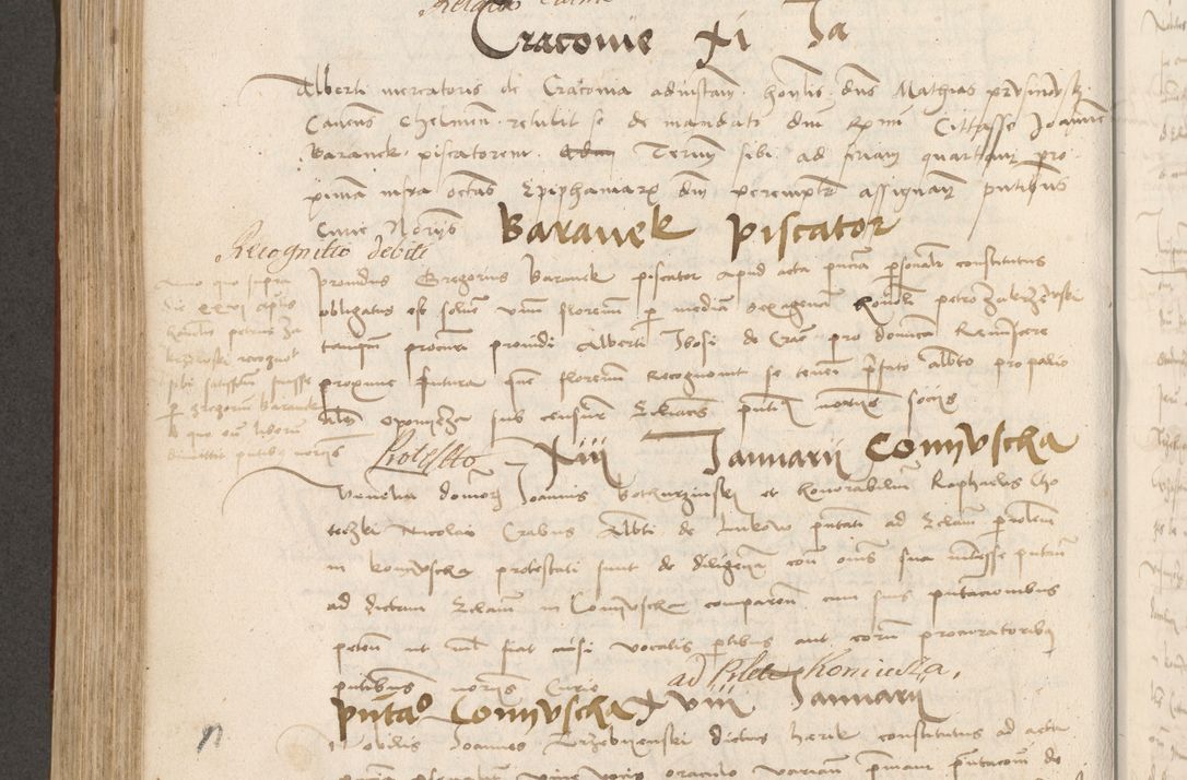 Zdjęcie nr 427 dla obiektu archiwalnego: Volumen II - um actorum episcopalium Joannis Konarski, episcopi Cracoviensis annorum sequentium: 1515, 1516, 1517, 1518, 1519, quorum indicem in dine huius voluminis videre est.