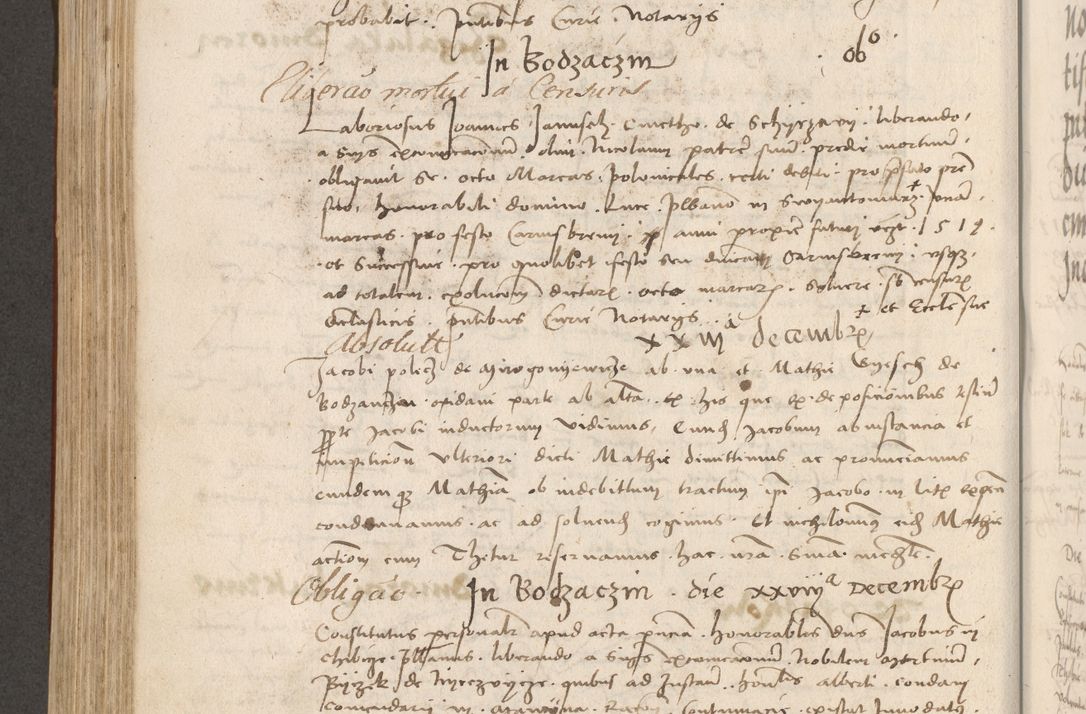 Zdjęcie nr 423 dla obiektu archiwalnego: Volumen II - um actorum episcopalium Joannis Konarski, episcopi Cracoviensis annorum sequentium: 1515, 1516, 1517, 1518, 1519, quorum indicem in dine huius voluminis videre est.