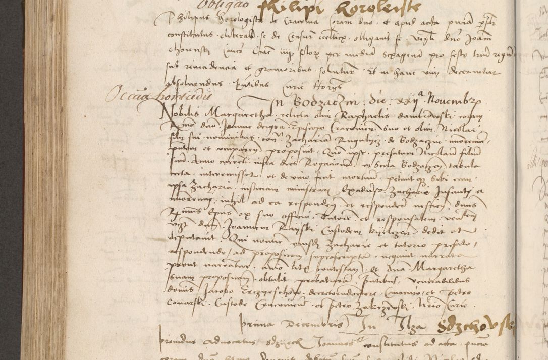 Zdjęcie nr 417 dla obiektu archiwalnego: Volumen II - um actorum episcopalium Joannis Konarski, episcopi Cracoviensis annorum sequentium: 1515, 1516, 1517, 1518, 1519, quorum indicem in dine huius voluminis videre est.