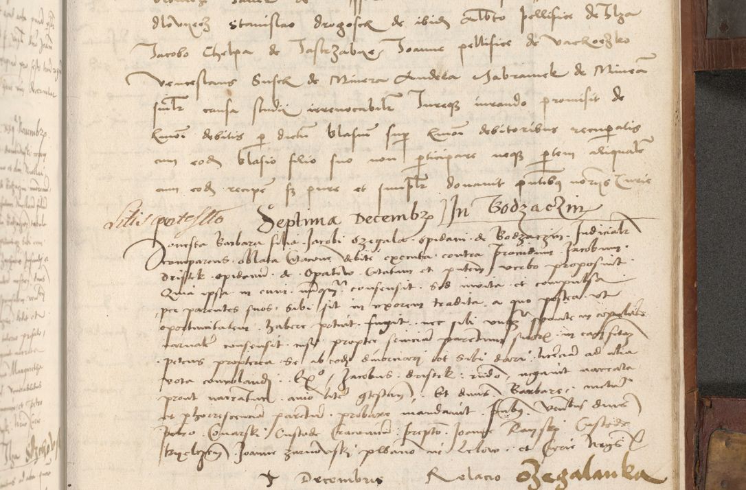Zdjęcie nr 418 dla obiektu archiwalnego: Volumen II - um actorum episcopalium Joannis Konarski, episcopi Cracoviensis annorum sequentium: 1515, 1516, 1517, 1518, 1519, quorum indicem in dine huius voluminis videre est.