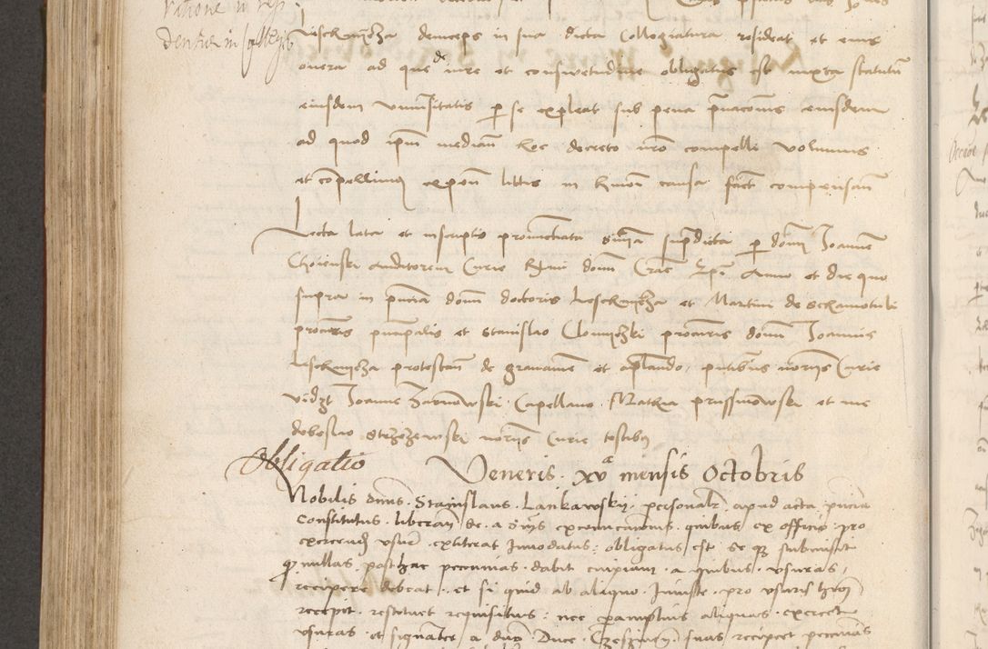 Zdjęcie nr 411 dla obiektu archiwalnego: Volumen II - um actorum episcopalium Joannis Konarski, episcopi Cracoviensis annorum sequentium: 1515, 1516, 1517, 1518, 1519, quorum indicem in dine huius voluminis videre est.