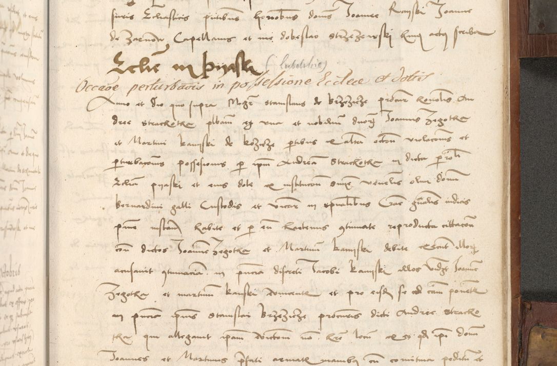 Zdjęcie nr 412 dla obiektu archiwalnego: Volumen II - um actorum episcopalium Joannis Konarski, episcopi Cracoviensis annorum sequentium: 1515, 1516, 1517, 1518, 1519, quorum indicem in dine huius voluminis videre est.