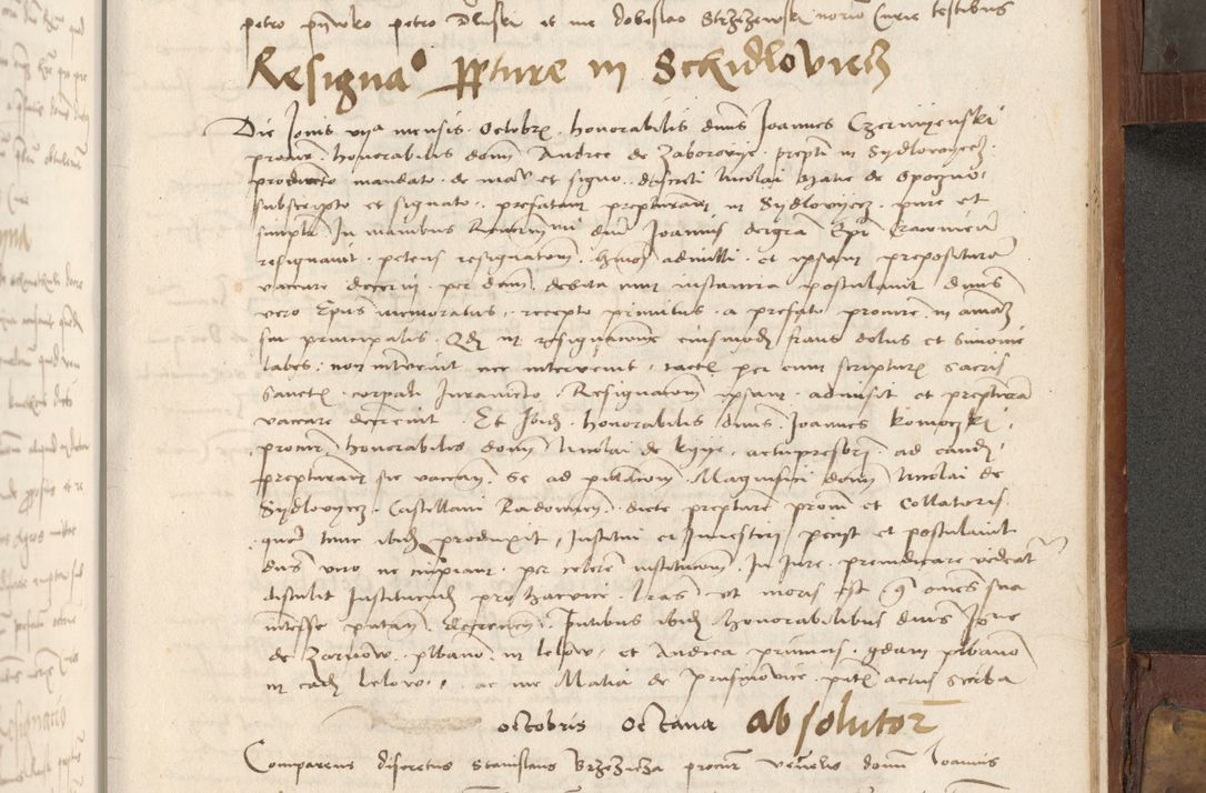 Zdjęcie nr 410 dla obiektu archiwalnego: Volumen II - um actorum episcopalium Joannis Konarski, episcopi Cracoviensis annorum sequentium: 1515, 1516, 1517, 1518, 1519, quorum indicem in dine huius voluminis videre est.