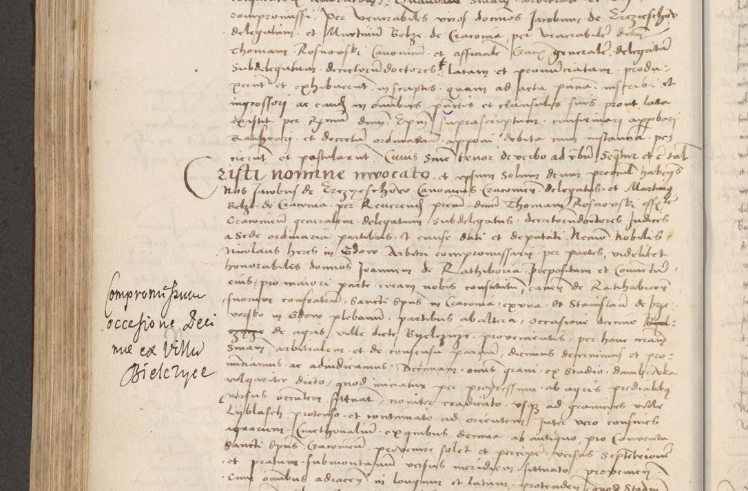 Zdjęcie nr 407 dla obiektu archiwalnego: Volumen II - um actorum episcopalium Joannis Konarski, episcopi Cracoviensis annorum sequentium: 1515, 1516, 1517, 1518, 1519, quorum indicem in dine huius voluminis videre est.