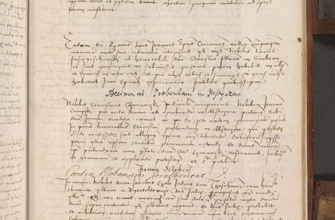 Zdjęcie nr 406 dla obiektu archiwalnego: Volumen II - um actorum episcopalium Joannis Konarski, episcopi Cracoviensis annorum sequentium: 1515, 1516, 1517, 1518, 1519, quorum indicem in dine huius voluminis videre est.