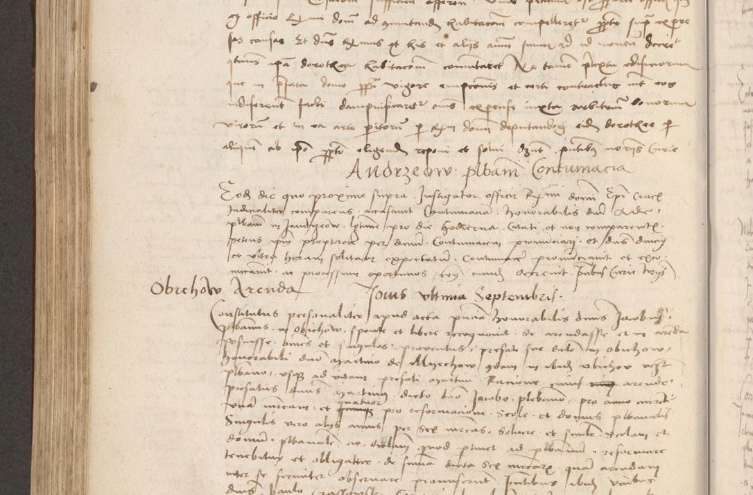 Zdjęcie nr 405 dla obiektu archiwalnego: Volumen II - um actorum episcopalium Joannis Konarski, episcopi Cracoviensis annorum sequentium: 1515, 1516, 1517, 1518, 1519, quorum indicem in dine huius voluminis videre est.