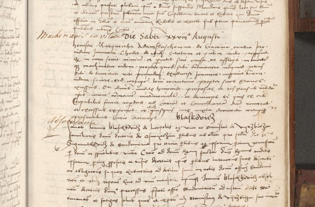 Zdjęcie nr 398 dla obiektu archiwalnego: Volumen II - um actorum episcopalium Joannis Konarski, episcopi Cracoviensis annorum sequentium: 1515, 1516, 1517, 1518, 1519, quorum indicem in dine huius voluminis videre est.