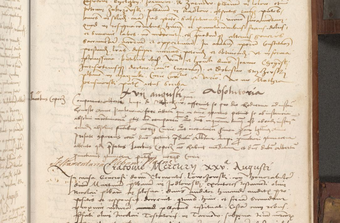 Zdjęcie nr 396 dla obiektu archiwalnego: Volumen II - um actorum episcopalium Joannis Konarski, episcopi Cracoviensis annorum sequentium: 1515, 1516, 1517, 1518, 1519, quorum indicem in dine huius voluminis videre est.