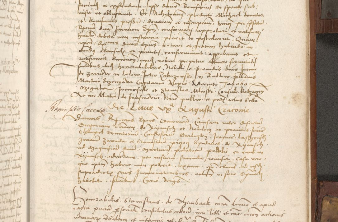 Zdjęcie nr 394 dla obiektu archiwalnego: Volumen II - um actorum episcopalium Joannis Konarski, episcopi Cracoviensis annorum sequentium: 1515, 1516, 1517, 1518, 1519, quorum indicem in dine huius voluminis videre est.