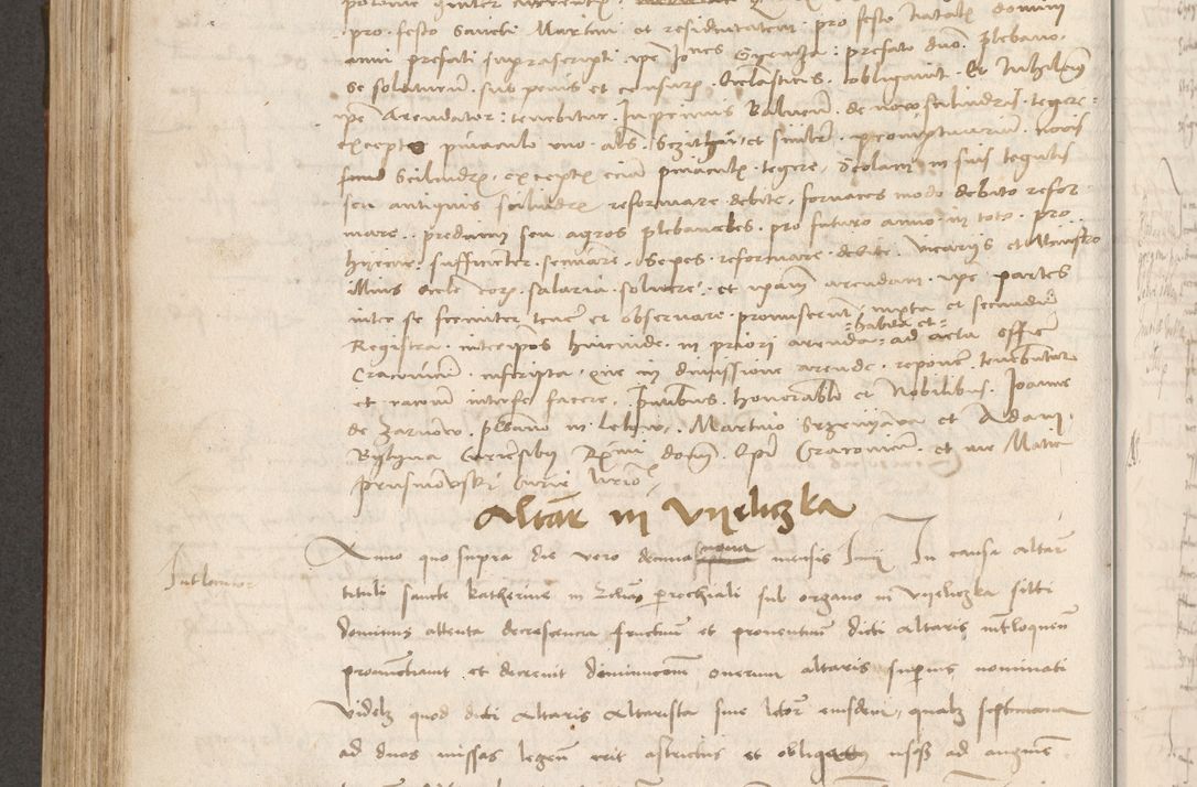 Zdjęcie nr 389 dla obiektu archiwalnego: Volumen II - um actorum episcopalium Joannis Konarski, episcopi Cracoviensis annorum sequentium: 1515, 1516, 1517, 1518, 1519, quorum indicem in dine huius voluminis videre est.