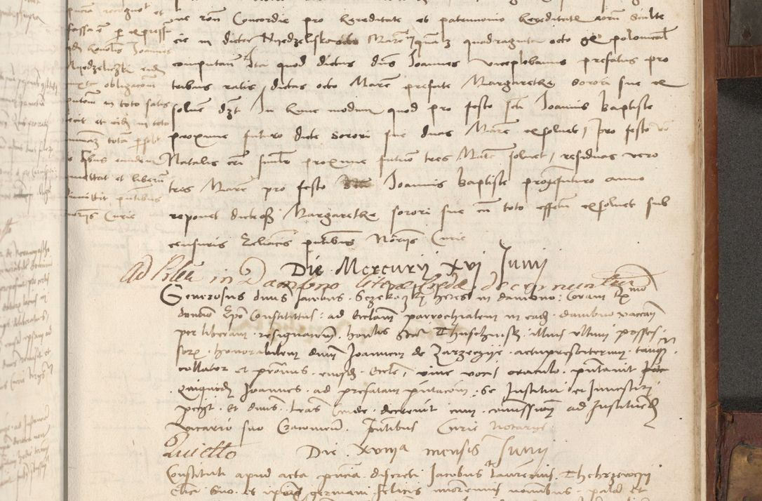 Zdjęcie nr 388 dla obiektu archiwalnego: Volumen II - um actorum episcopalium Joannis Konarski, episcopi Cracoviensis annorum sequentium: 1515, 1516, 1517, 1518, 1519, quorum indicem in dine huius voluminis videre est.
