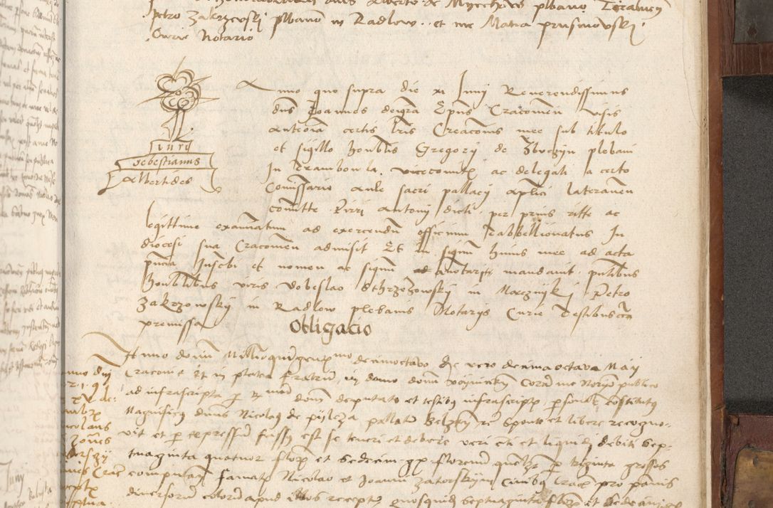 Zdjęcie nr 386 dla obiektu archiwalnego: Volumen II - um actorum episcopalium Joannis Konarski, episcopi Cracoviensis annorum sequentium: 1515, 1516, 1517, 1518, 1519, quorum indicem in dine huius voluminis videre est.