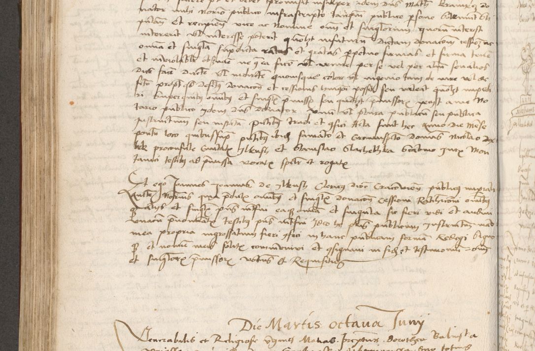 Zdjęcie nr 385 dla obiektu archiwalnego: Volumen II - um actorum episcopalium Joannis Konarski, episcopi Cracoviensis annorum sequentium: 1515, 1516, 1517, 1518, 1519, quorum indicem in dine huius voluminis videre est.