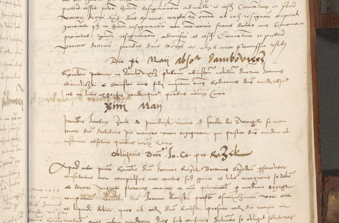 Zdjęcie nr 374 dla obiektu archiwalnego: Volumen II - um actorum episcopalium Joannis Konarski, episcopi Cracoviensis annorum sequentium: 1515, 1516, 1517, 1518, 1519, quorum indicem in dine huius voluminis videre est.
