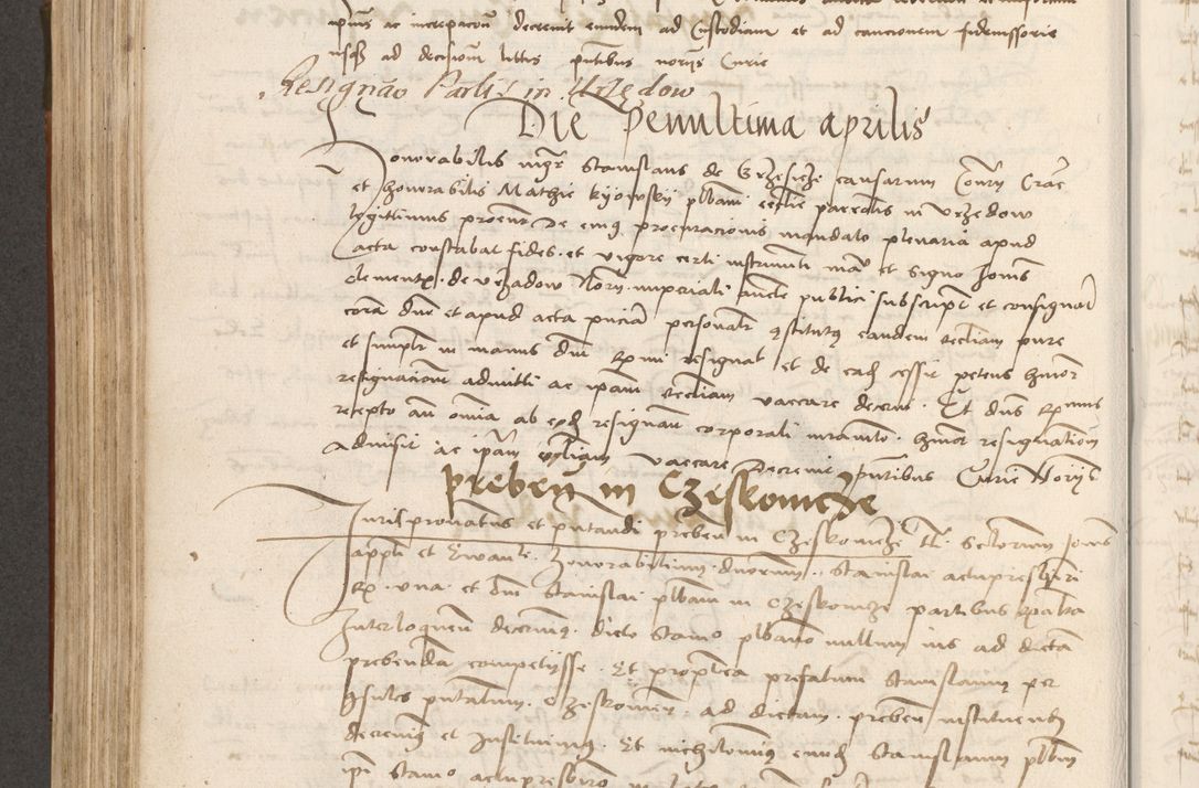 Zdjęcie nr 371 dla obiektu archiwalnego: Volumen II - um actorum episcopalium Joannis Konarski, episcopi Cracoviensis annorum sequentium: 1515, 1516, 1517, 1518, 1519, quorum indicem in dine huius voluminis videre est.