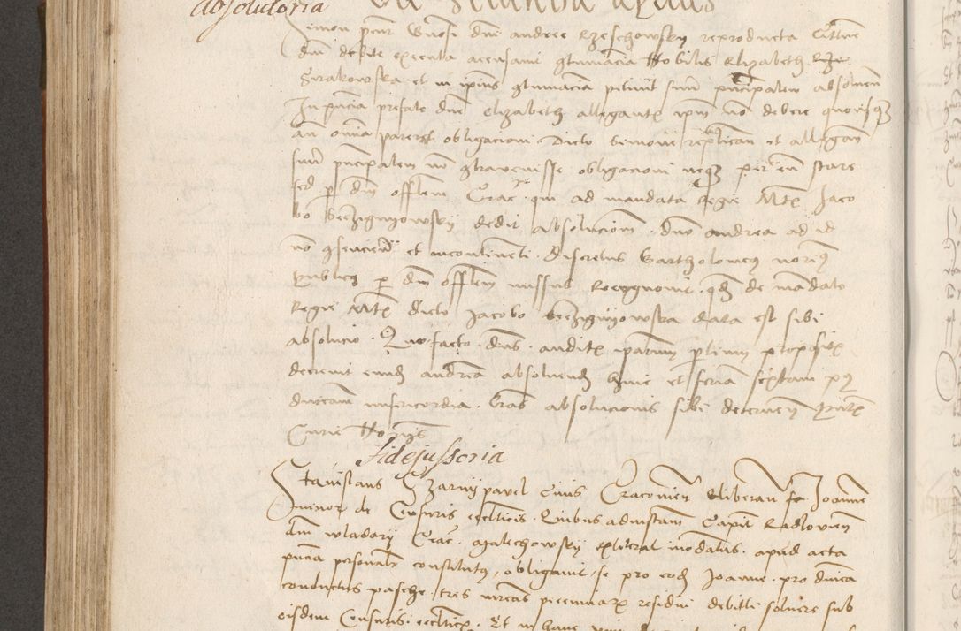 Zdjęcie nr 363 dla obiektu archiwalnego: Volumen II - um actorum episcopalium Joannis Konarski, episcopi Cracoviensis annorum sequentium: 1515, 1516, 1517, 1518, 1519, quorum indicem in dine huius voluminis videre est.