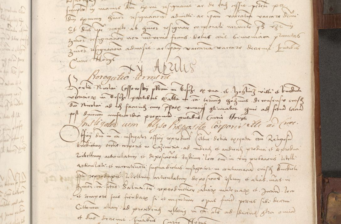 Zdjęcie nr 364 dla obiektu archiwalnego: Volumen II - um actorum episcopalium Joannis Konarski, episcopi Cracoviensis annorum sequentium: 1515, 1516, 1517, 1518, 1519, quorum indicem in dine huius voluminis videre est.