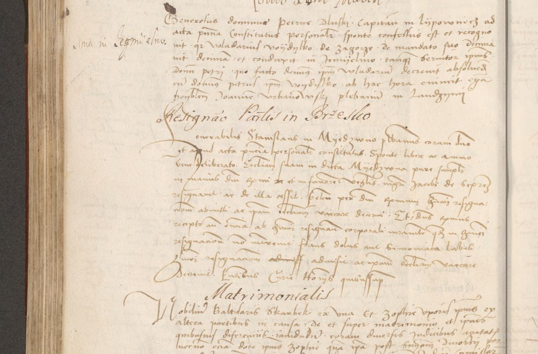 Zdjęcie nr 357 dla obiektu archiwalnego: Volumen II - um actorum episcopalium Joannis Konarski, episcopi Cracoviensis annorum sequentium: 1515, 1516, 1517, 1518, 1519, quorum indicem in dine huius voluminis videre est.