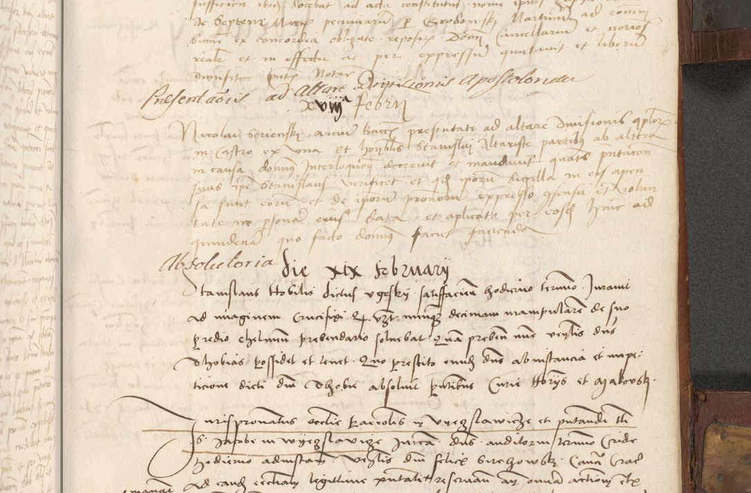 Zdjęcie nr 348 dla obiektu archiwalnego: Volumen II - um actorum episcopalium Joannis Konarski, episcopi Cracoviensis annorum sequentium: 1515, 1516, 1517, 1518, 1519, quorum indicem in dine huius voluminis videre est.