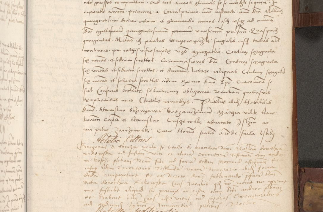Zdjęcie nr 344 dla obiektu archiwalnego: Volumen II - um actorum episcopalium Joannis Konarski, episcopi Cracoviensis annorum sequentium: 1515, 1516, 1517, 1518, 1519, quorum indicem in dine huius voluminis videre est.
