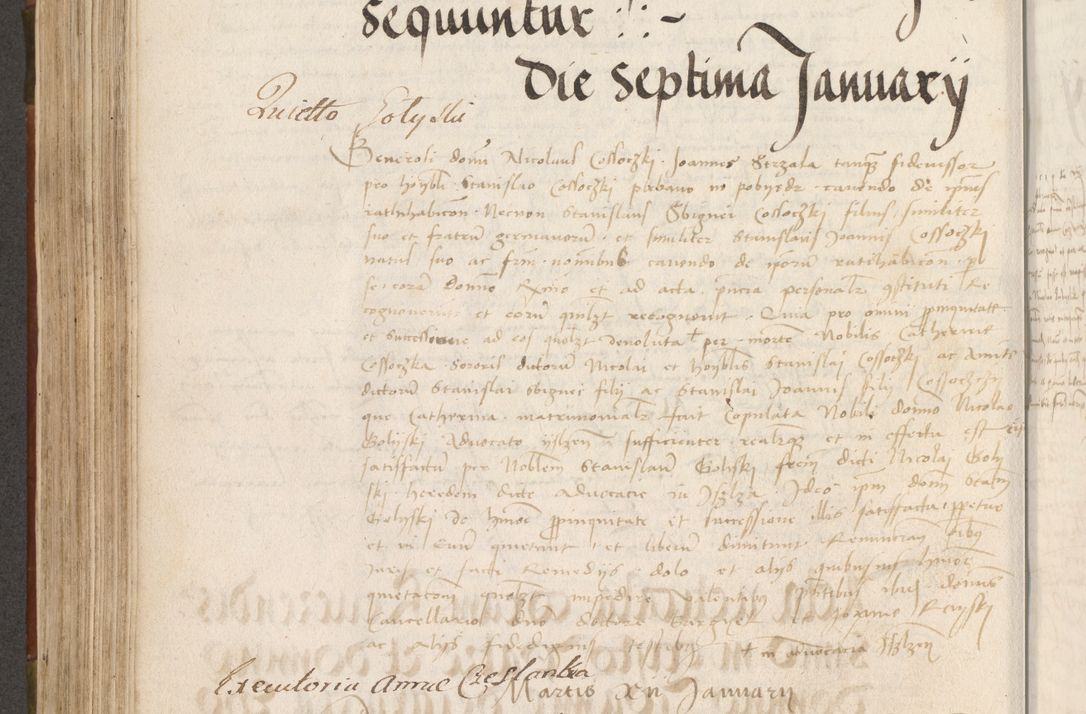 Zdjęcie nr 335 dla obiektu archiwalnego: Volumen II - um actorum episcopalium Joannis Konarski, episcopi Cracoviensis annorum sequentium: 1515, 1516, 1517, 1518, 1519, quorum indicem in dine huius voluminis videre est.