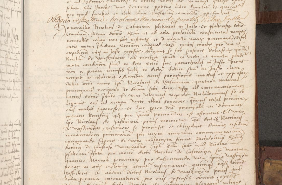 Zdjęcie nr 332 dla obiektu archiwalnego: Volumen II - um actorum episcopalium Joannis Konarski, episcopi Cracoviensis annorum sequentium: 1515, 1516, 1517, 1518, 1519, quorum indicem in dine huius voluminis videre est.