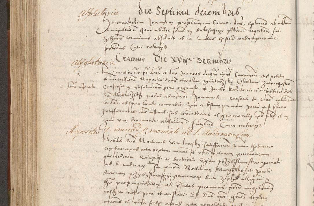 Zdjęcie nr 333 dla obiektu archiwalnego: Volumen II - um actorum episcopalium Joannis Konarski, episcopi Cracoviensis annorum sequentium: 1515, 1516, 1517, 1518, 1519, quorum indicem in dine huius voluminis videre est.