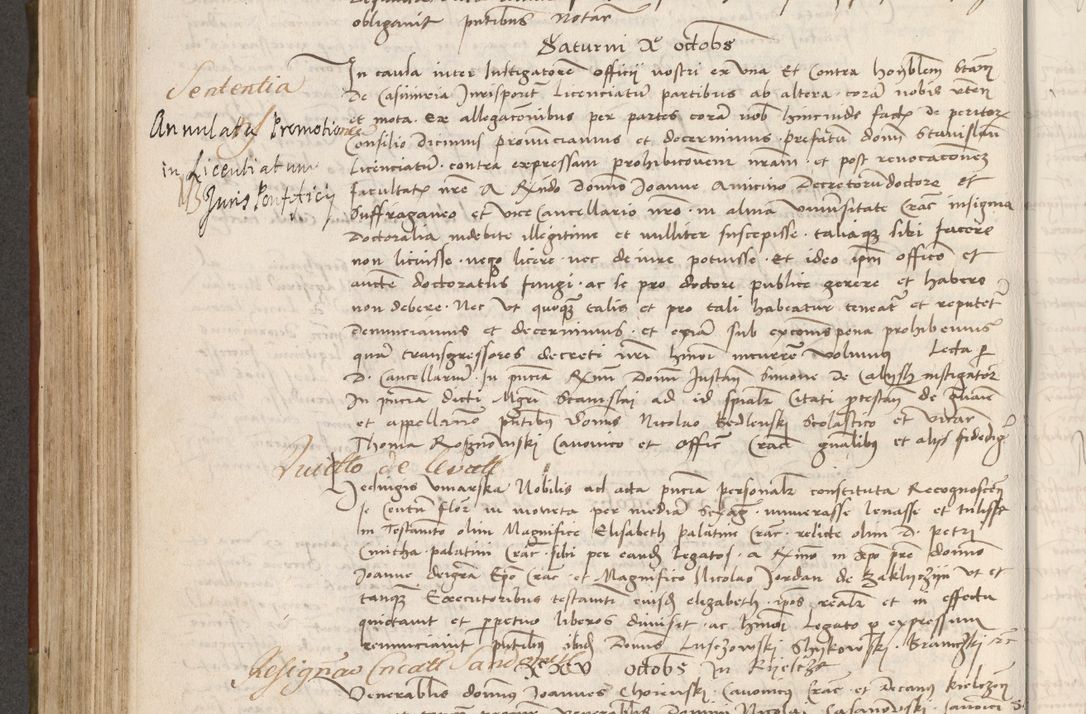 Zdjęcie nr 329 dla obiektu archiwalnego: Volumen II - um actorum episcopalium Joannis Konarski, episcopi Cracoviensis annorum sequentium: 1515, 1516, 1517, 1518, 1519, quorum indicem in dine huius voluminis videre est.