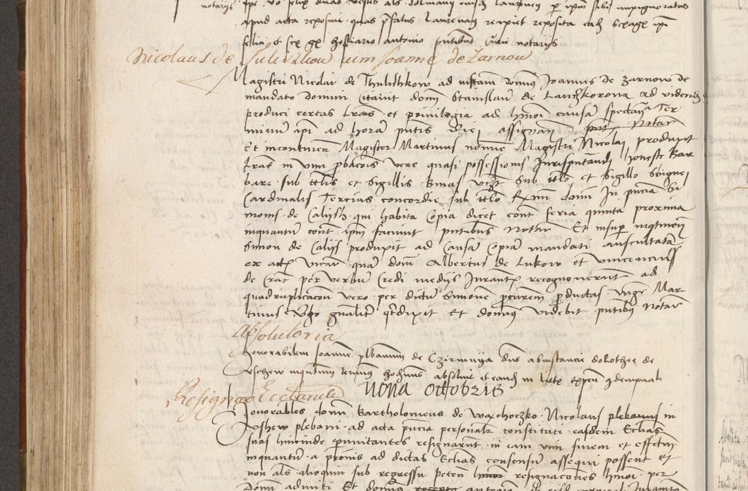Zdjęcie nr 327 dla obiektu archiwalnego: Volumen II - um actorum episcopalium Joannis Konarski, episcopi Cracoviensis annorum sequentium: 1515, 1516, 1517, 1518, 1519, quorum indicem in dine huius voluminis videre est.