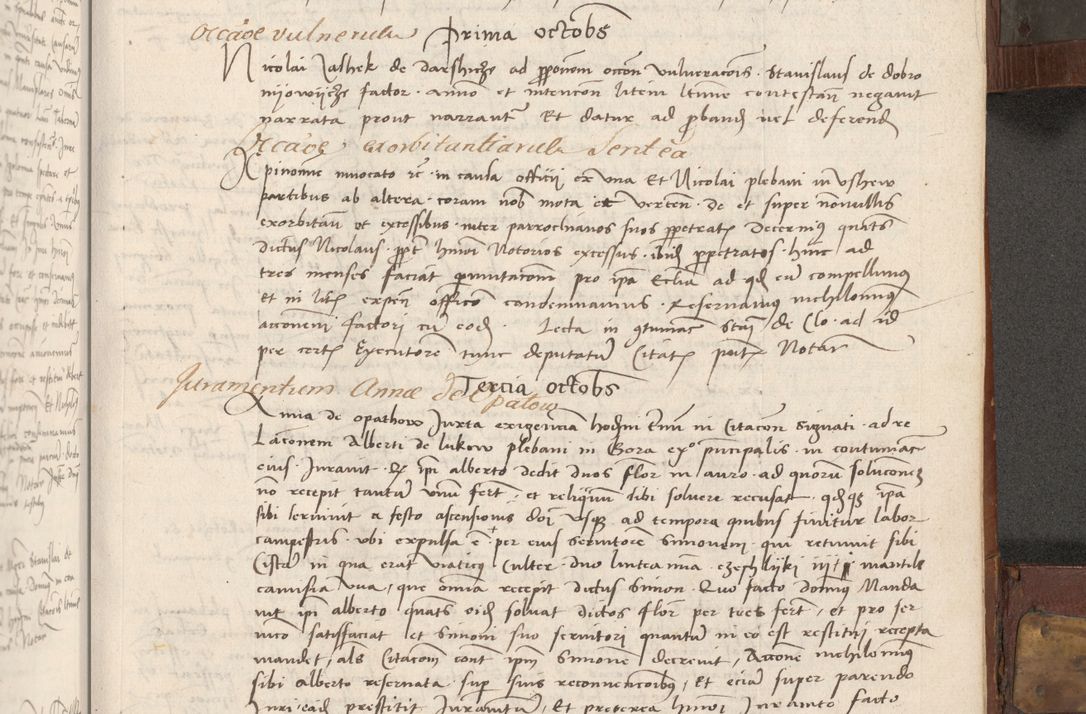 Zdjęcie nr 326 dla obiektu archiwalnego: Volumen II - um actorum episcopalium Joannis Konarski, episcopi Cracoviensis annorum sequentium: 1515, 1516, 1517, 1518, 1519, quorum indicem in dine huius voluminis videre est.