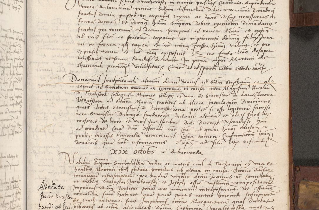 Zdjęcie nr 328 dla obiektu archiwalnego: Volumen II - um actorum episcopalium Joannis Konarski, episcopi Cracoviensis annorum sequentium: 1515, 1516, 1517, 1518, 1519, quorum indicem in dine huius voluminis videre est.