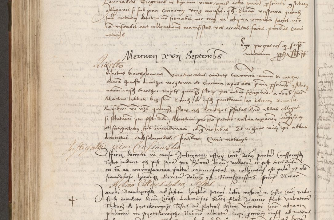 Zdjęcie nr 321 dla obiektu archiwalnego: Volumen II - um actorum episcopalium Joannis Konarski, episcopi Cracoviensis annorum sequentium: 1515, 1516, 1517, 1518, 1519, quorum indicem in dine huius voluminis videre est.