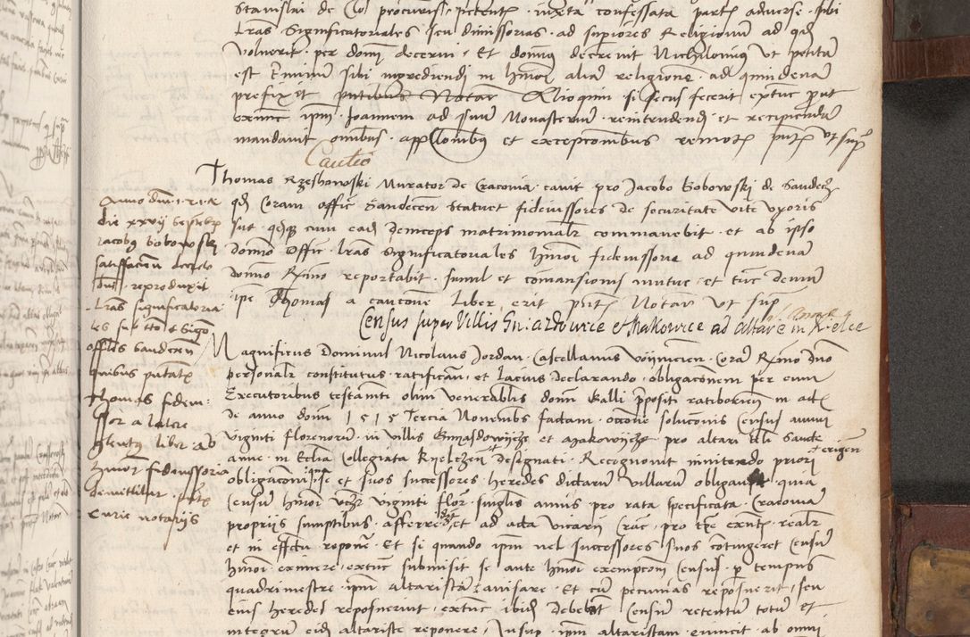 Zdjęcie nr 322 dla obiektu archiwalnego: Volumen II - um actorum episcopalium Joannis Konarski, episcopi Cracoviensis annorum sequentium: 1515, 1516, 1517, 1518, 1519, quorum indicem in dine huius voluminis videre est.